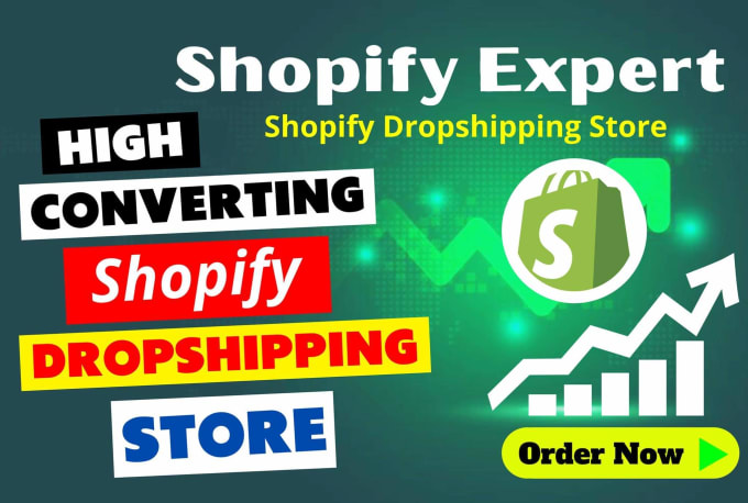 Gig Preview - Create high converting dropshipping shopify store