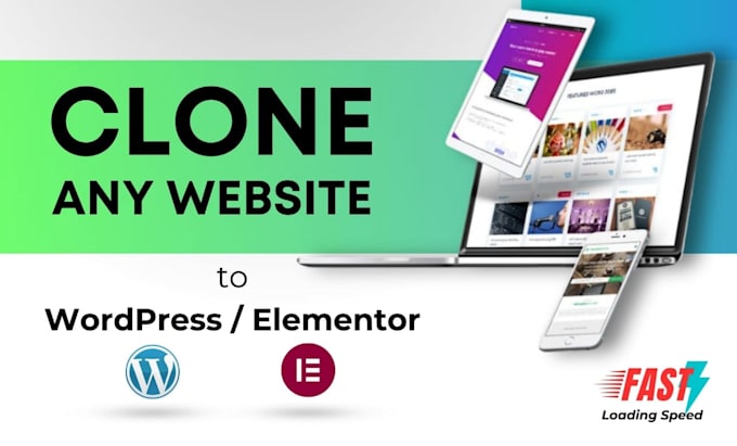 Gig Preview - Clone any website in wordpress elementor pro