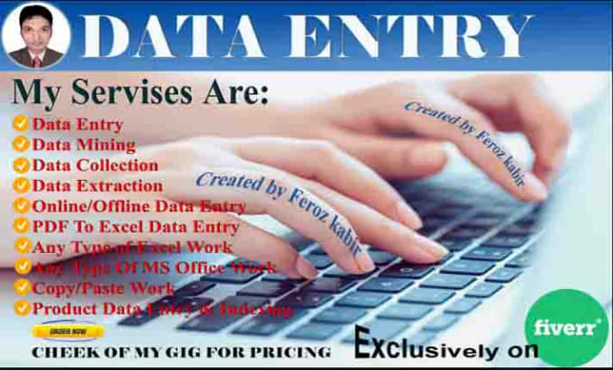 Bestseller - do excel data entry, copy paste, typing and data entry