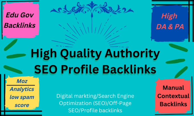 Gig Preview - Create 300 high quality authority SEO profile backlinks