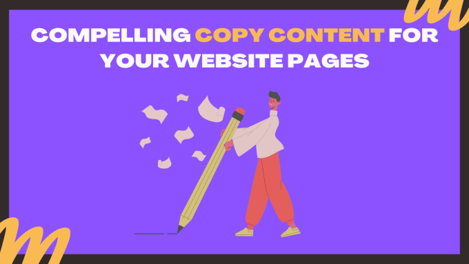 Bestseller - create copy content for your website