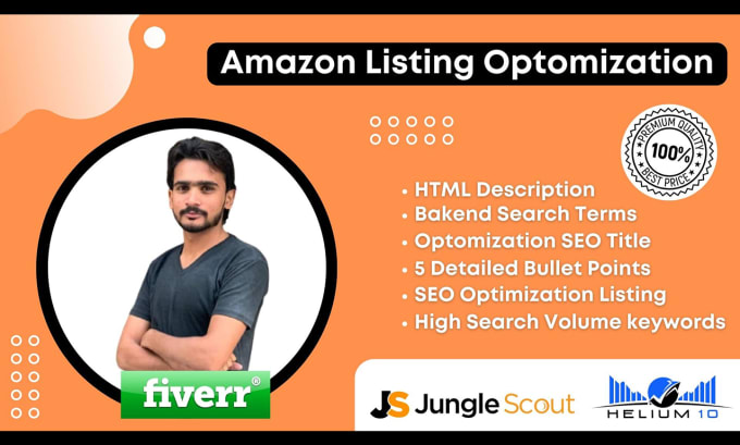 Gig Preview - Do amazon product listing optimization and copywriting