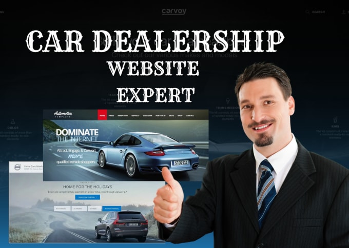 Gig Preview - Design responsive car dealer website automotive car dealership website