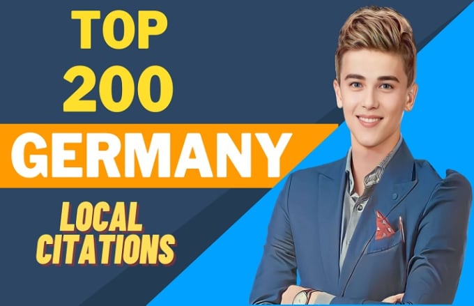 Gig Preview - Do 200 local citations for germany and business directories local SEO