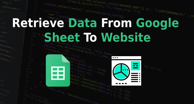 Gig Preview - Retrieve data from google sheet to website