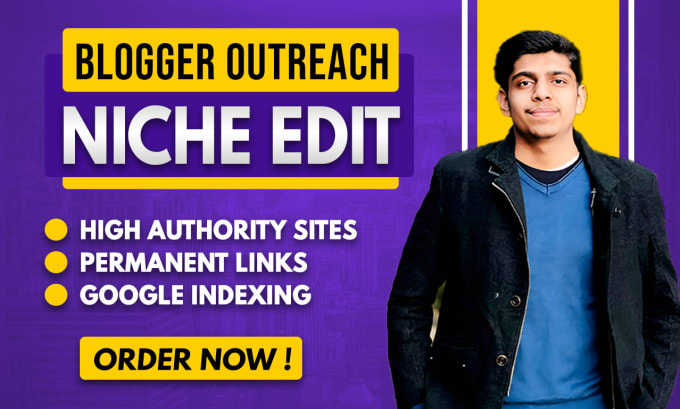 Gig Preview - Niche edit curated seo backlinks on general or specific site