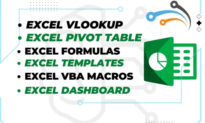 Gig Preview - Excel vlookup, pivot table, graphs, data entry, dashboard