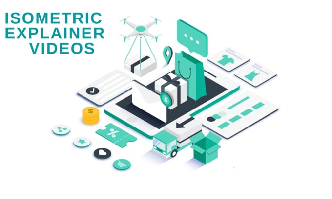 Gig Preview - Create 3d isometric explainer video illustration vector arts