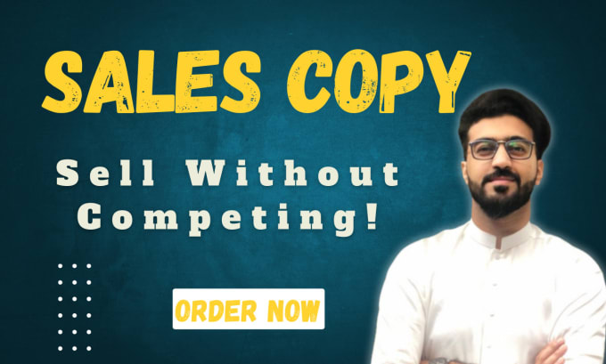 Gig Preview - Craft sales copy with excellent sales page copywriting