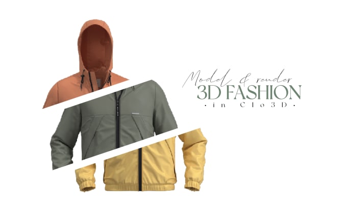 Gig Preview - Model and render 3d fashion in clo3d