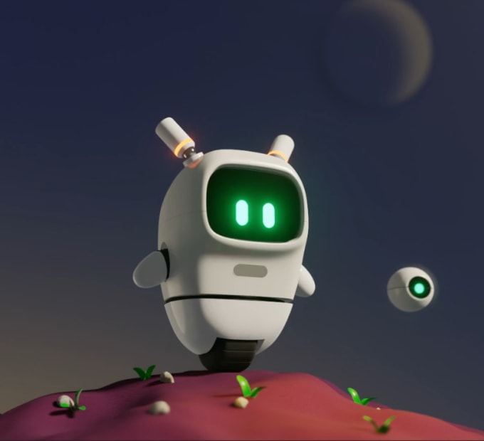 Gig Preview - Do 3d modeling and animation characters in blender