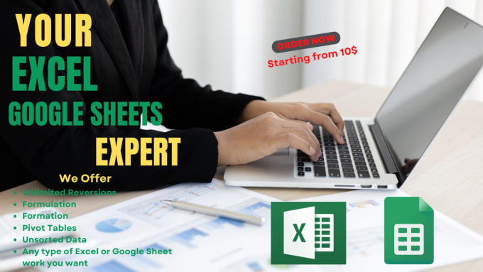 Gig Preview - Be your excel and advanced google sheets expert