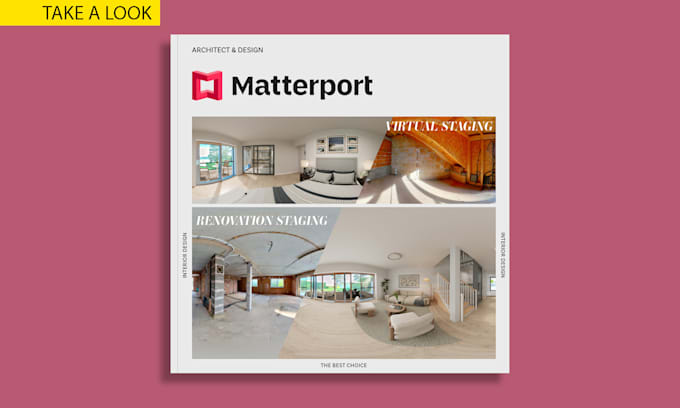 Gig Preview - Do virtual staging for your matterport tour