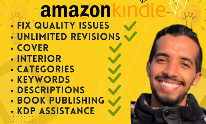 Gig Preview - Upload your ebook and book to amazon KDP