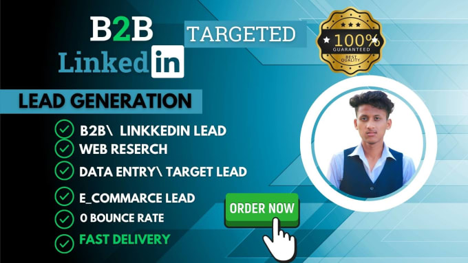 Gig Preview - Targeted b2b lead generation and email list building