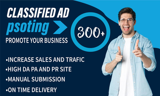 Gig Preview - Post classified ads on top classified ad posting sites manually