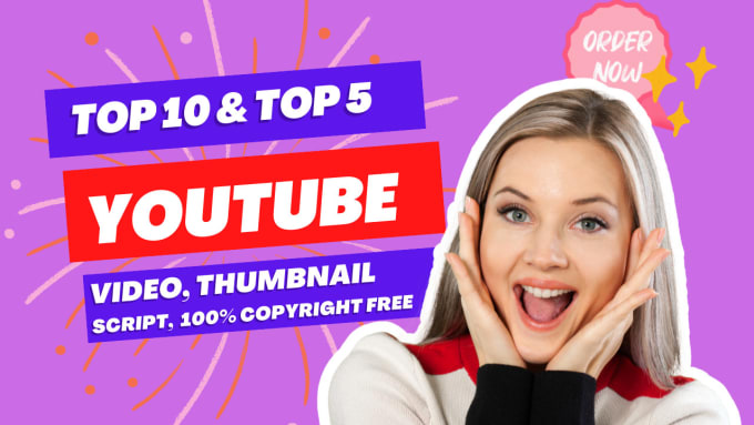 Gig Preview - Create top 5 top 10 engaging youtube videos