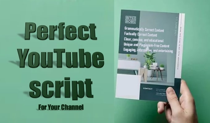 Gig Preview - Write the perfect script for your youtube channel