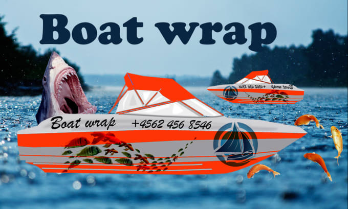 Gig Preview - Design boat wrap, jet ski, yacht and personal watercraft