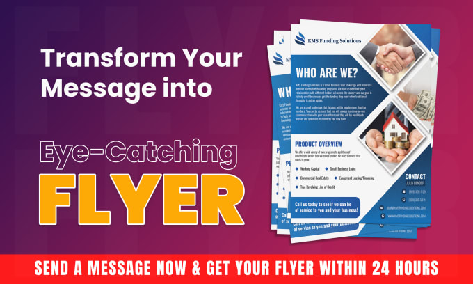 Gig Preview - Design a flyer within 24 hours