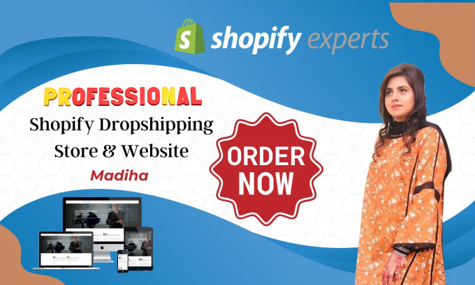 Gig Preview - Build you an automated dropshipping shopify store shopify website