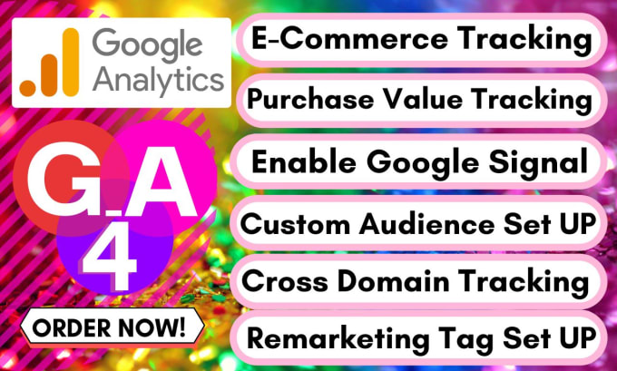 Gig Preview - Fix or setup ga4 and google analytics ecommerce tracking via gtm