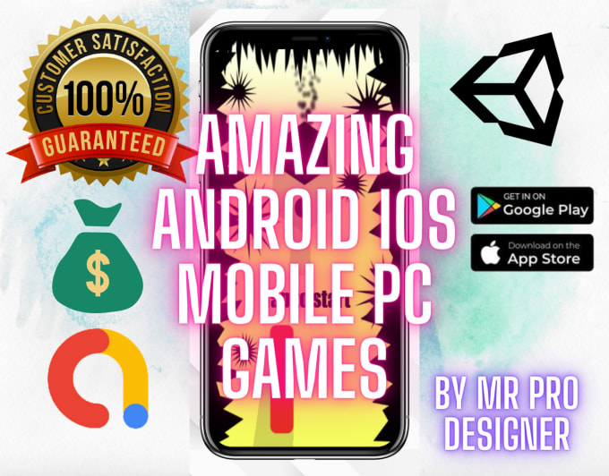 Gig Preview - Do amazing mobile game app development for android ios 2d 3d