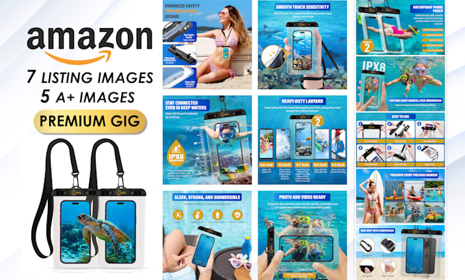 Gig Preview - Create amazon listing pictures and amazon ebc design