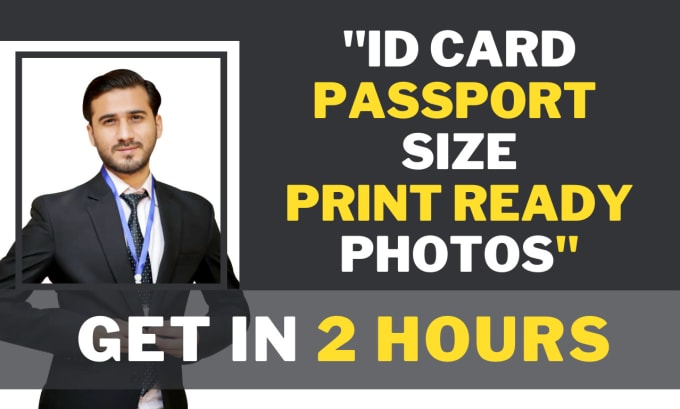 Gig Preview - Create passport size photo retouching and more