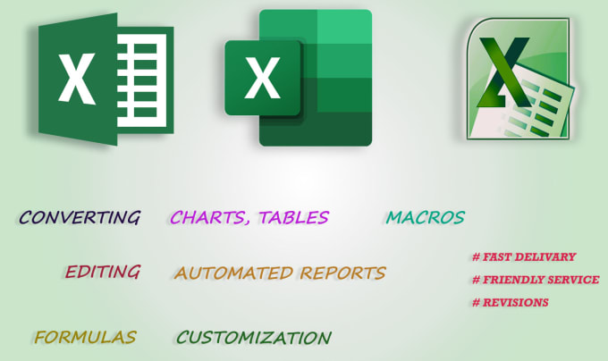 Bestseller - make and edit your excel and google sheets as you wish