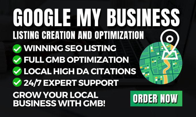 Gig Preview - Create and optimize google my business profile