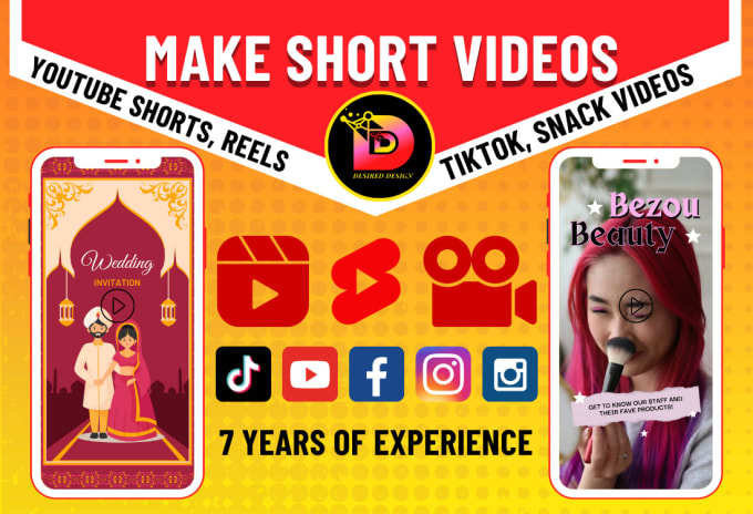 Gig Preview - Make video, infographic video, youtube shorts, reels, tiktok, product, and gig