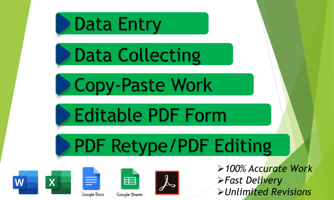 Bestseller - input data into excel and google sheets