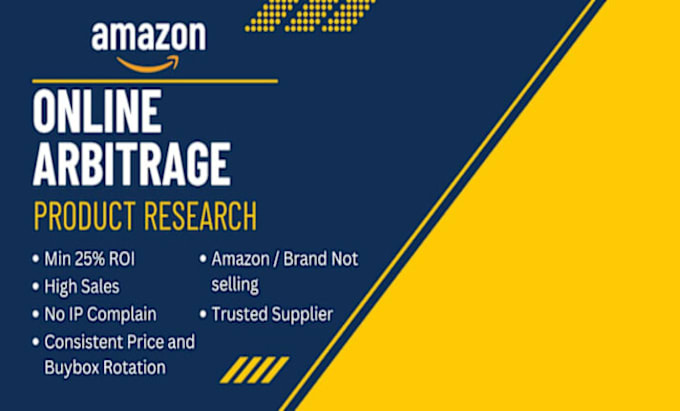 Gig Preview - Do amazon fba online arbitrage product research in the USA