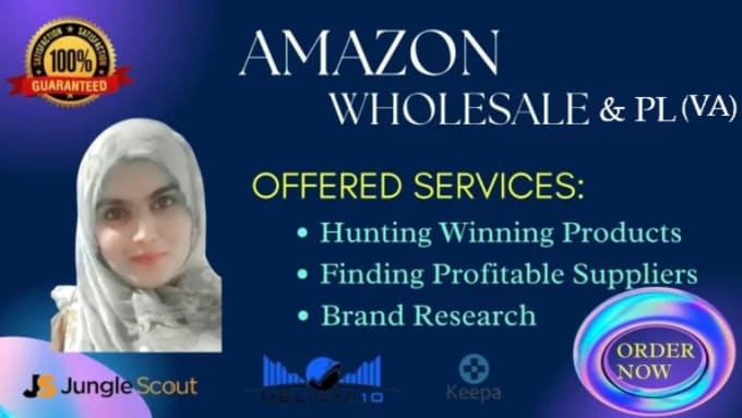 Gig Preview - Do amazon fba wholesale product research, find distributor and brand approval va