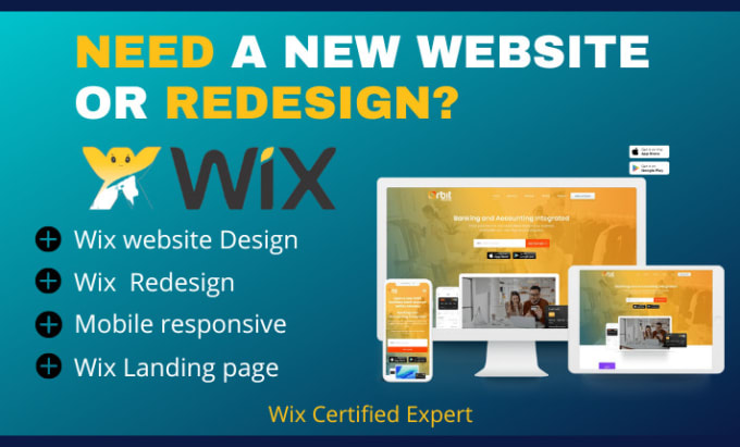 Gig Preview - Do wix website design or redesign professional