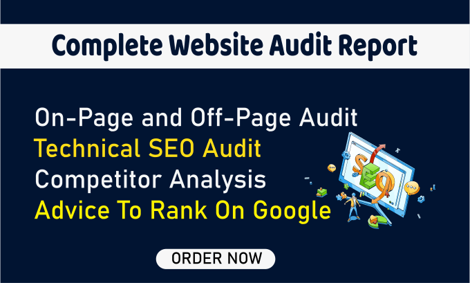 Gig Preview - Do website audit with an SEO audit report for competitor analysis