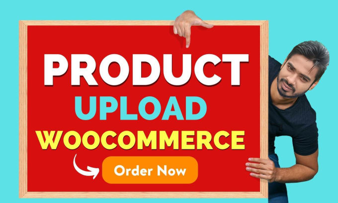 Gig Preview - Woocommerce product upload for your website