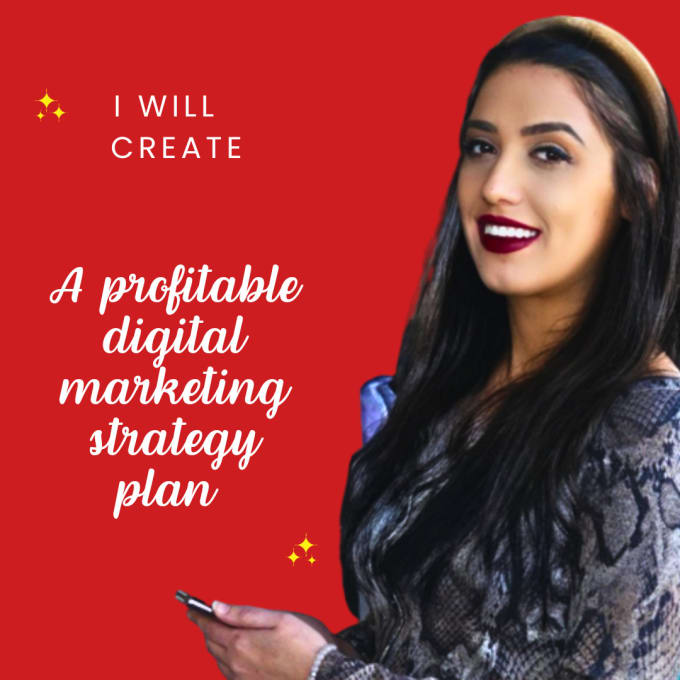 Gig Preview - Create a profitable digital marketing strategy plan for you