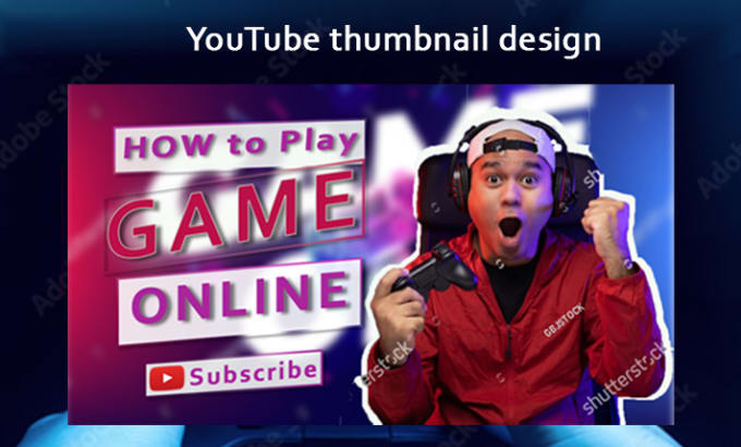 Gig Preview - Design eye catching gaming youtube thumbnail design in 5 dollars