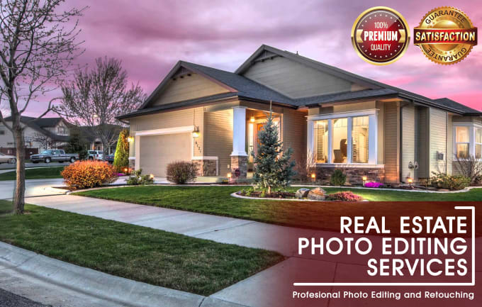 Gig Preview - Do professional editing to enhance your real estate photos