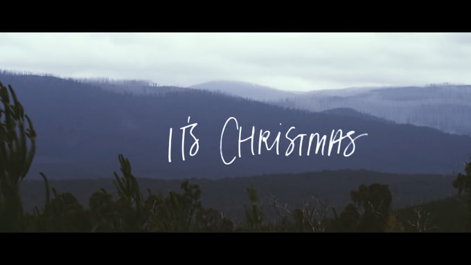 Gig Preview - Create a christmas lyric video for your song