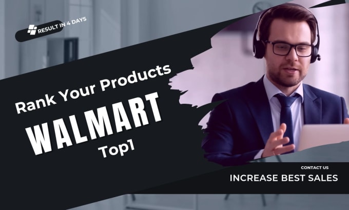 Gig Preview - Optimize your walmart product ranking first page