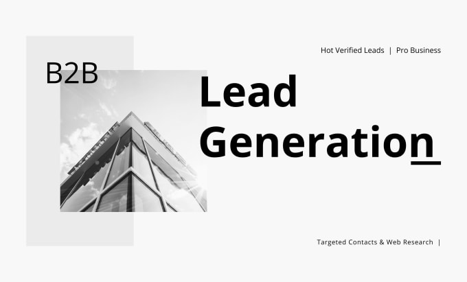 Gig Preview - Provide b2b lead generation and linkedin business emails