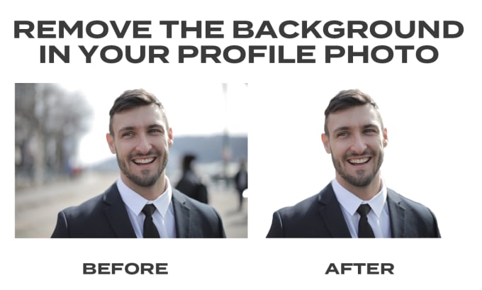 Gig Preview - Remove the background of your profile photo