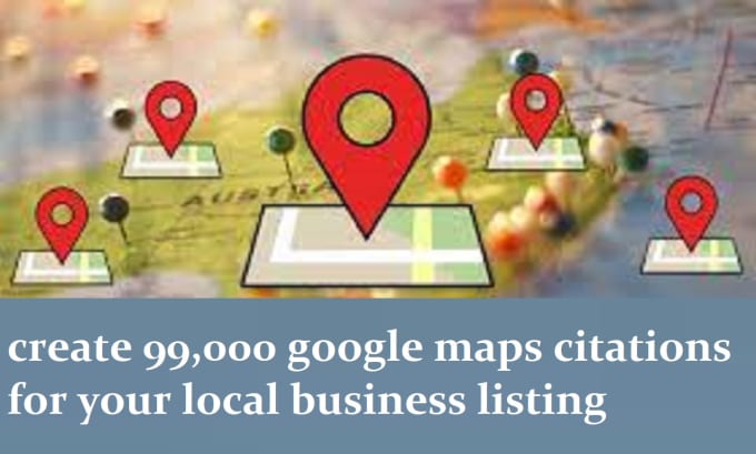 Gig Preview - Create 99,000 google maps citations for your local business listing