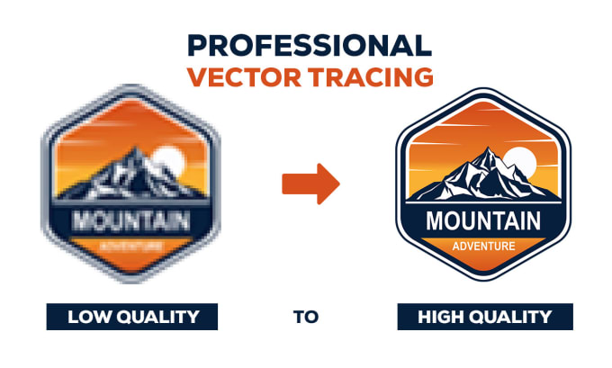 Gig Preview - Do vector tracing, convert image to vector, vectorize logo in 2 hrs or less