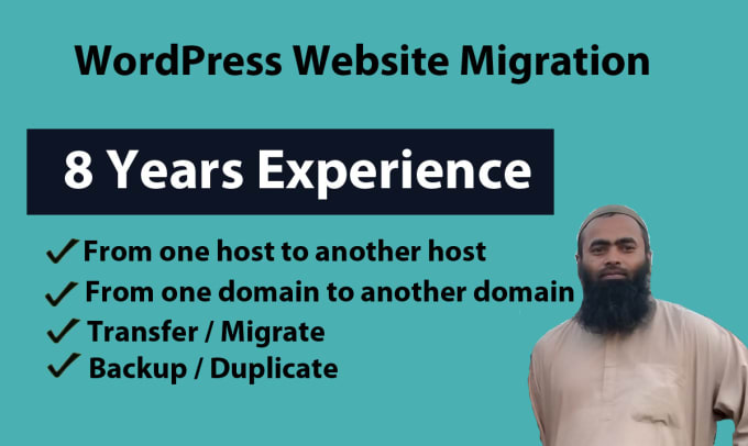 Gig Preview - Do quick migrate wordpress website