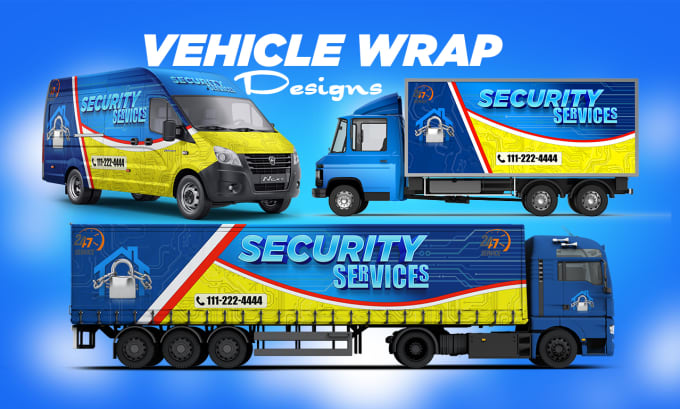 Gig Preview - Do professional van wrap design, trailer wrap design, car wrap