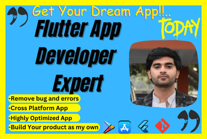 Gig Preview - Be your business flutter app developer for android ios and webapps